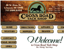 Tablet Screenshot of crossroadtack.com
